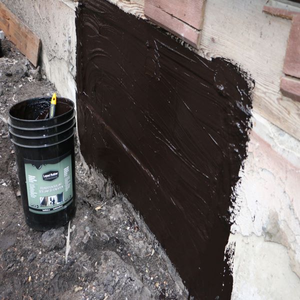 Liquid Rubber Foundation Sealant - Waterproof Exterior Foundation
