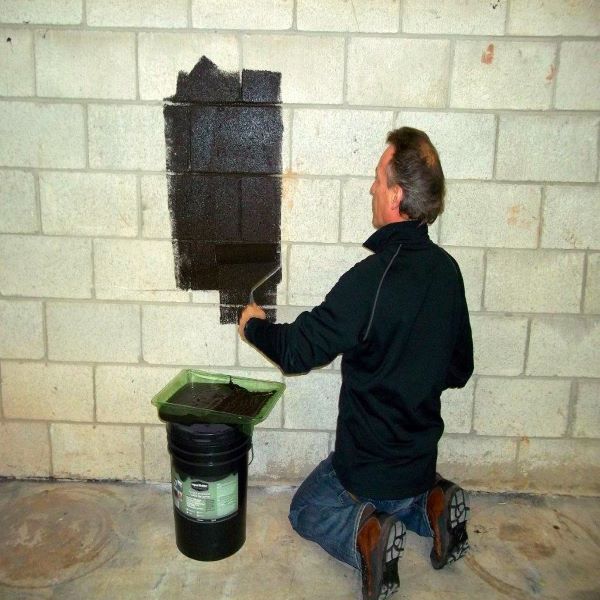 Liquid Rubber Foundation Sealant - Waterproof Leaky Basement