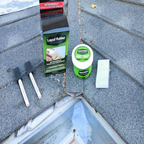 Liquid Rubber Gutter Repair Kit - Leak