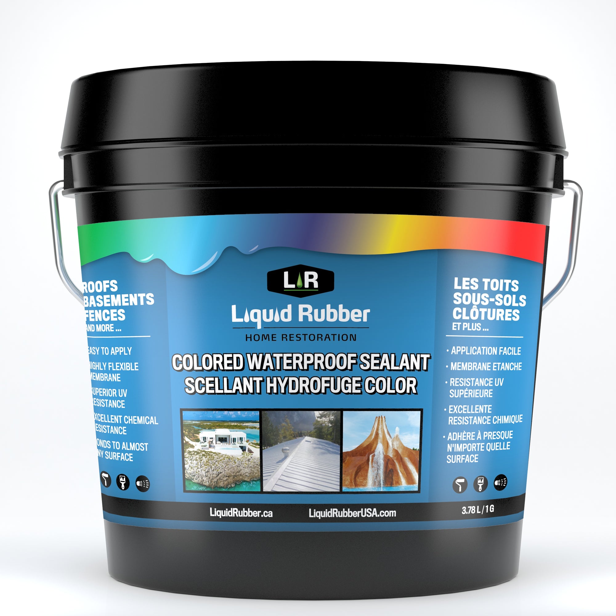 Liquid Rubber Colour Waterproof Sealant / Coating