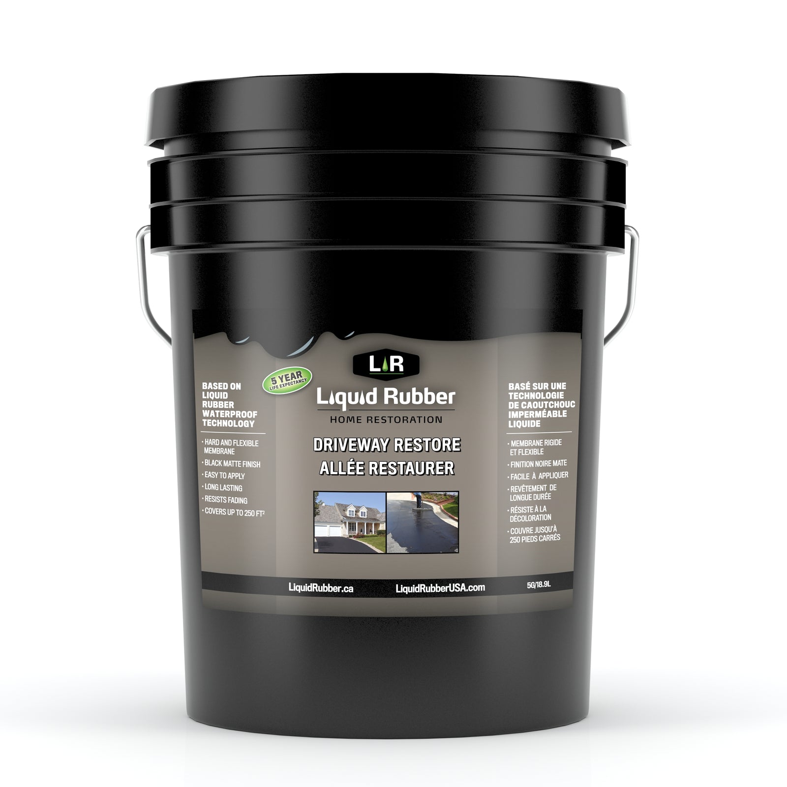 Liquid Rubber Driveway Restore Sealer